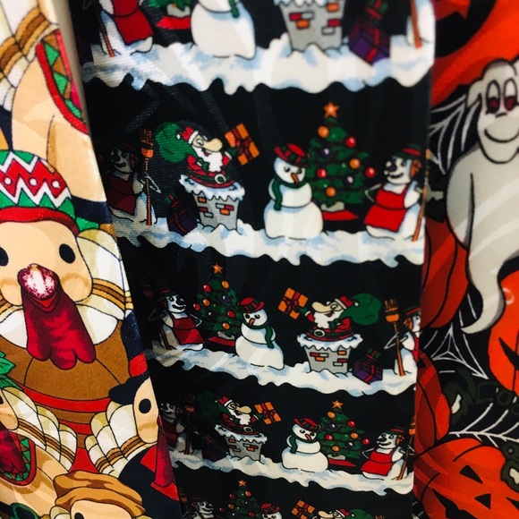 7 Ties Holiday All Steven Harris Halloween Xmas - Picture 3 of 8